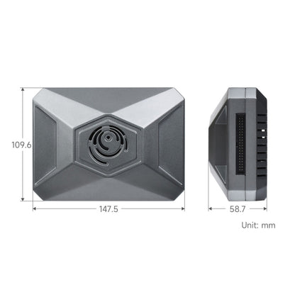 Waveshare Aluminum Case Type F for Jetson Nano Development Kit - Other Accessories by WAVESHARE | Online Shopping UK | buy2fix