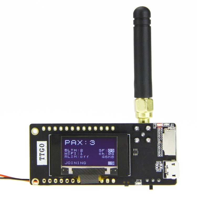 TTGO LORA32 V2.1 ESP32 0.96 inch OLED Bluetooth WiFi Wireless Module 868MHz SMA IP5306 Module with Antenna - Module by TTGO | Online Shopping UK | buy2fix