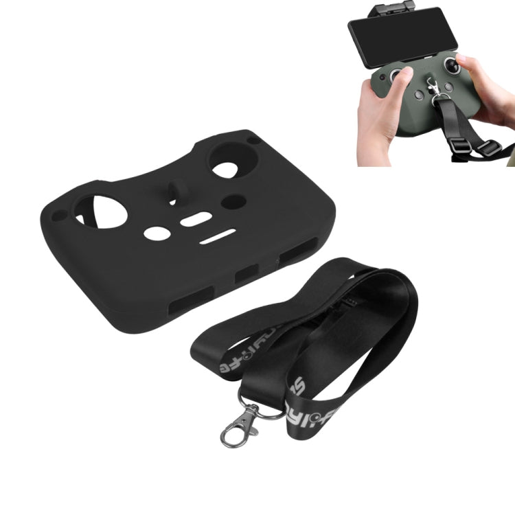 Sunnylife AIR2-Q9290 Remote Control Silicone Protective Case with lanyard for DJI Mavic Air 2 (Black) - DJI & GoPro Accessories by Sunnylife | Online Shopping UK | buy2fix