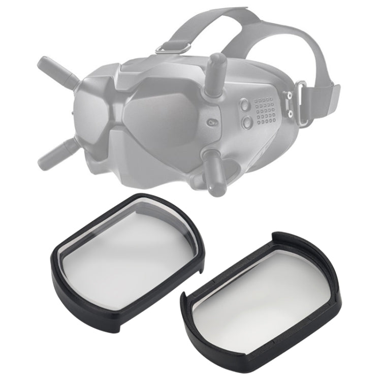 RCSTQ 2 PCS 200 Degree Myopia Glasses Lens Vision Correction Aspherical Lens for DJI FPV Goggles V2 - DJI & GoPro Accessories by RCSTQ | Online Shopping UK | buy2fix