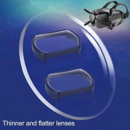 RCSTQ 2 PCS 450 Degree Myopia Glasses Lens Vision Correction Aspherical Lens for DJI FPV Goggles V2 - Lens Accessories by RCSTQ | Online Shopping UK | buy2fix