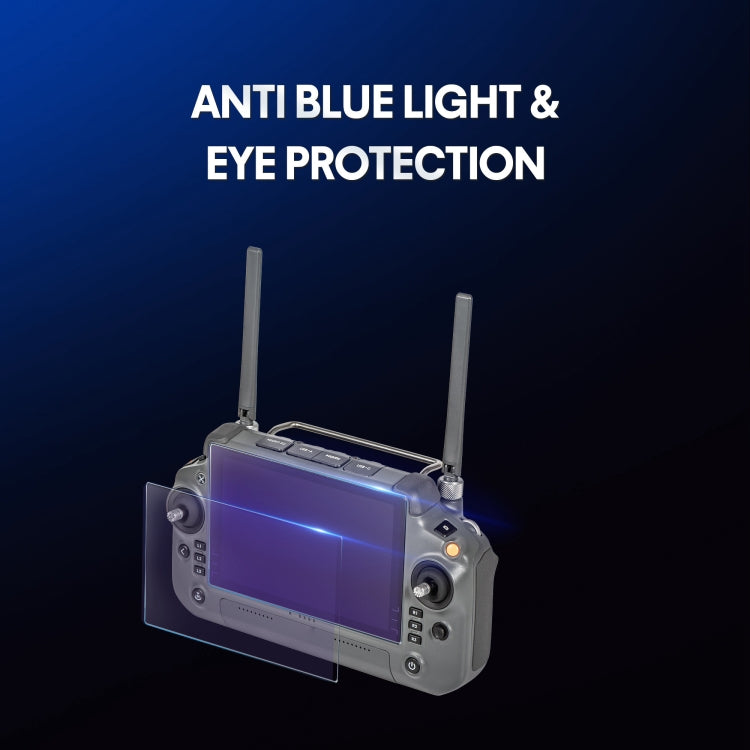 For DJI RC Plus with Screen STARTRC 2pcs Frosted Purple Eye Protection Tempered Glass Film - Others by STARTRC | Online Shopping UK | buy2fix