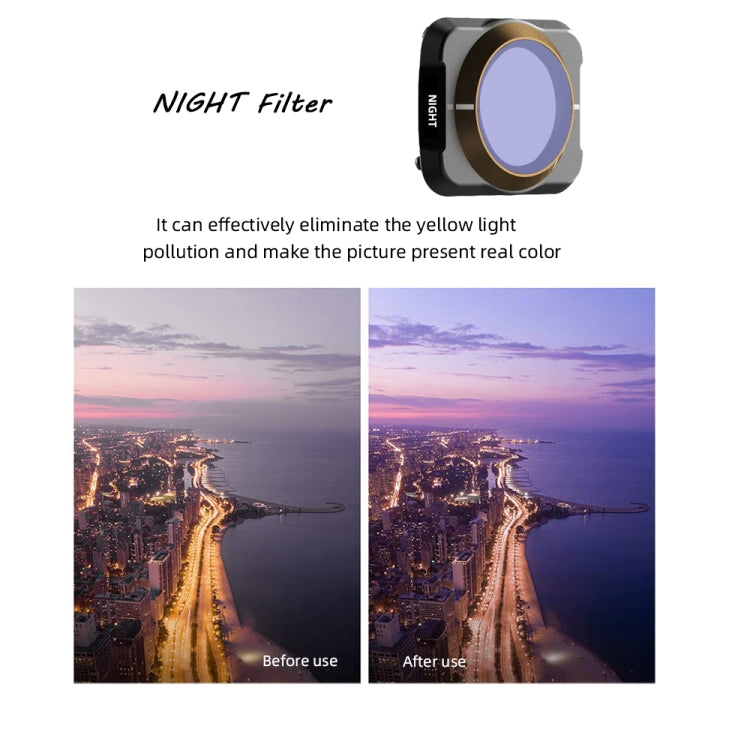 JSR Drone 8 in 1 UV+CPL+ND8+ND16+ND32+ND64+NIGHT+STAR Lens Filter for DJI MAVIC Air 2 - Lens Filter by JSR | Online Shopping UK | buy2fix