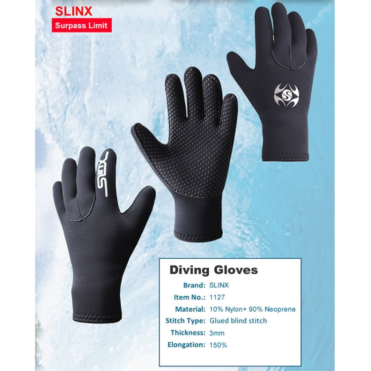 SLINX 1127 3mm Neoprene Non-slip Wear-resistant Warm Diving Gloves, Size: XL - Diving Gloves by SLINX | Online Shopping UK | buy2fix