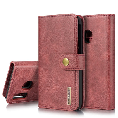 DG.MING Crazy Horse Texture Flip Detachable Magnetic Leather Case with Holder & Card Slots & Wallet for Galaxy A40(Red) - Galaxy Phone Cases by DG.MING | Online Shopping UK | buy2fix