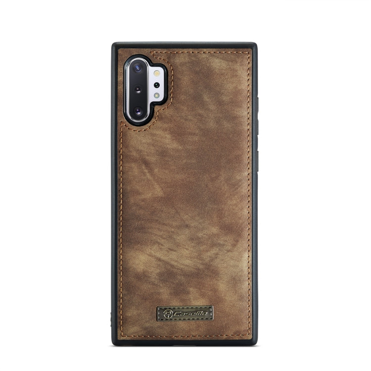 For Samsung Galaxy Note10+ CaseMe-008 Detachable Multifunctional Flip Leather Phone Case(Brown) - Galaxy Phone Cases by CaseMe | Online Shopping UK | buy2fix