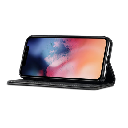 Suteni Calf Texture Horizontal Flip Leather Case with Holder & Card Slots & Wallet for iPhone 11(Black) - iPhone 11 Cases by Suteni | Online Shopping UK | buy2fix