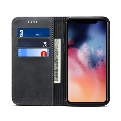 Suteni Calf Texture Horizontal Flip Leather Case with Holder & Card Slots & Wallet for iPhone 11(Black) - iPhone 11 Cases by Suteni | Online Shopping UK | buy2fix