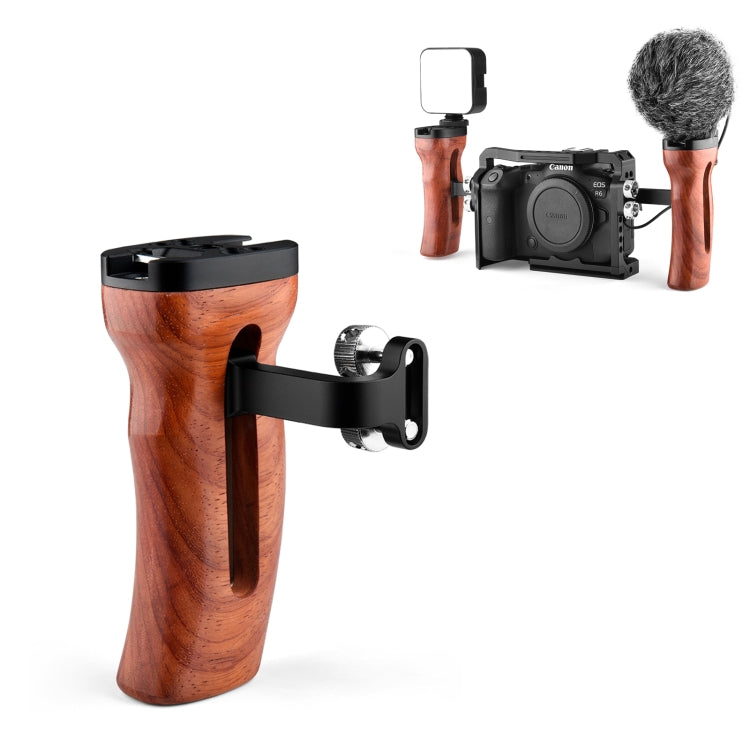 YELANGU A72 Universal Camera Wooden Handle - Camera Stabilizer by YELANGU | Online Shopping UK | buy2fix