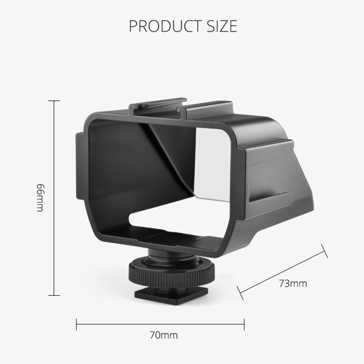 YELANGU A74 Universal Vlog Camera Flip Screen - Camera Accessories by YELANGU | Online Shopping UK | buy2fix