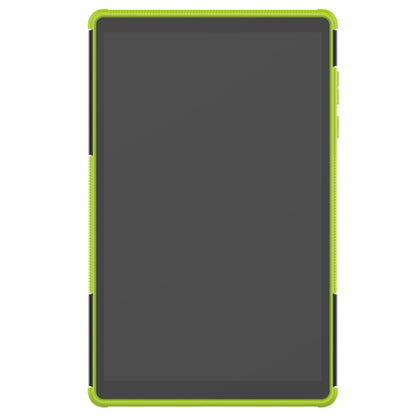 For Lenovo Tab M10 HD Gen 2 (TB-X306F) Tire Texture TPU+PC Shockproof Case with Holder(Green) - For Lenovo by buy2fix | Online Shopping UK | buy2fix