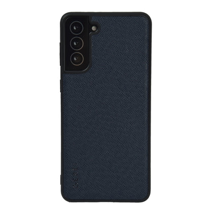 For Samsung Galaxy S21 Ultra 5G GEBEI Full-coverage Shockproof Leather Protective Case(Blue) - Galaxy S21 Ultra 5G Cases by GEBEI | Online Shopping UK | buy2fix