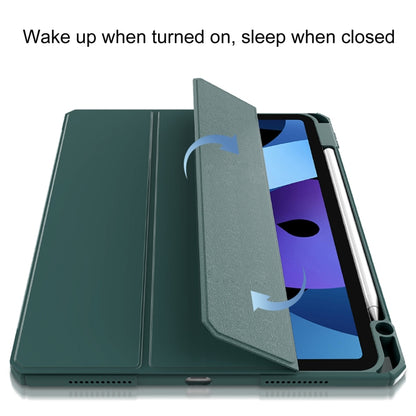 Mutural Pinyue Series PC + TPU Horizontal Flip Leather Case with Holder & Pen Slot & Sleep / Wake-up Function For iPad Air 2022 / 2020 10.9(Sky Blue) - iPad Air (2022) / (2020) 10.9 Cases by Mutural | Online Shopping UK | buy2fix