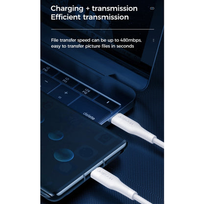 JOYROOM S-1230M3 60W PD Type-C / USB-C to Type-C / USB-C Fast Charging Data Cable, Length:1.2m(Black) - USB-C & Type-C Cable by JOYROOM | Online Shopping UK | buy2fix