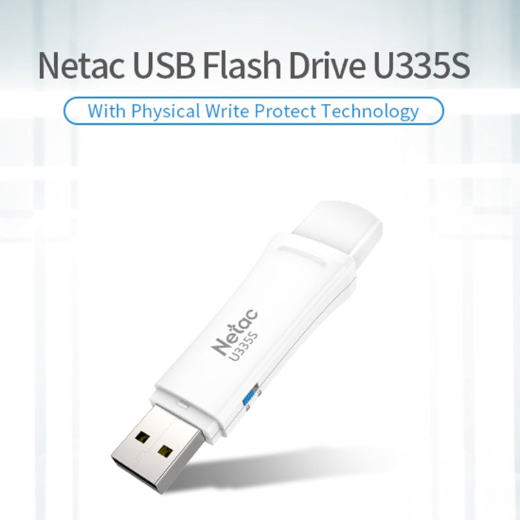 Netac U335S USB 3.0 High Speed Antivirus Write Protection USB Flash Drives U Disk, Capacity:64GB - USB Flash Drives by Netac | Online Shopping UK | buy2fix