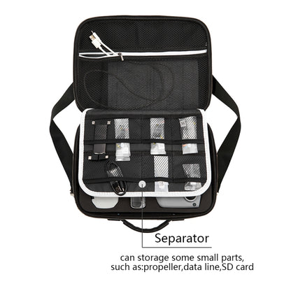 Portable Single Shoulder Storage Travel Carrying Cover Case Box with Baffle Separator for DJI Air 2S(Black + Red Liner) - DJI & GoPro Accessories by buy2fix | Online Shopping UK | buy2fix