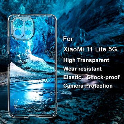 For Xiaomi Mi 11 Lite 5G IMAK UX-5 Series Transparent Shockproof TPU Protective Case - Xiaomi Cases by imak | Online Shopping UK | buy2fix