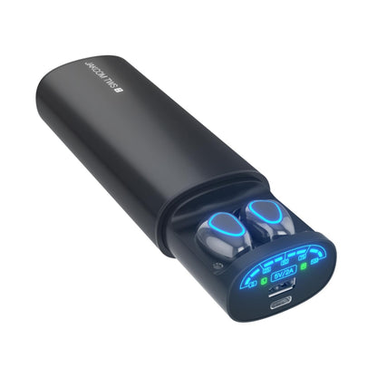 JAKCOM TWS2 Bluetooth 5.0 2 In 1 True Wireless Bluetooth Earphone Power Bank(Black) - TWS Earphone by JAKCOM | Online Shopping UK | buy2fix