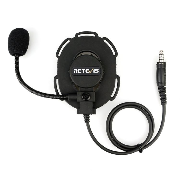 RETEVIS EH060K 2 Pin PPT Waterproof Tactical Military Headphone Microphone - Microphones & Headsets by RETEVIS | Online Shopping UK | buy2fix