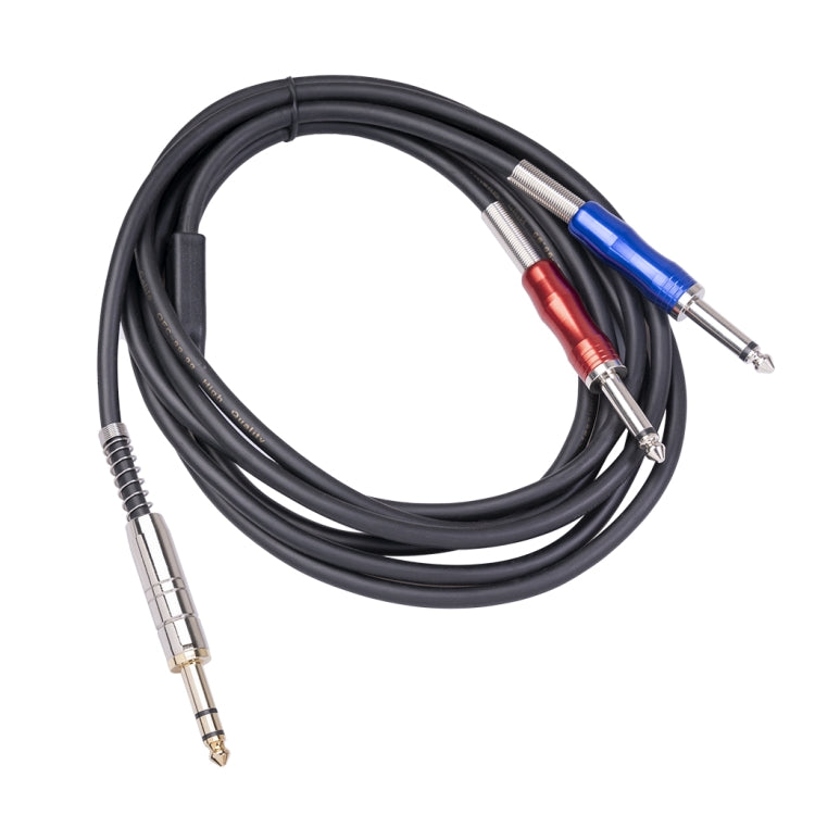 BLS0201-30 Stereo 6.35mm Male to Dual Mono 6.35mm Audio Cable, Length:3m - Consumer Electronics by buy2fix | Online Shopping UK | buy2fix