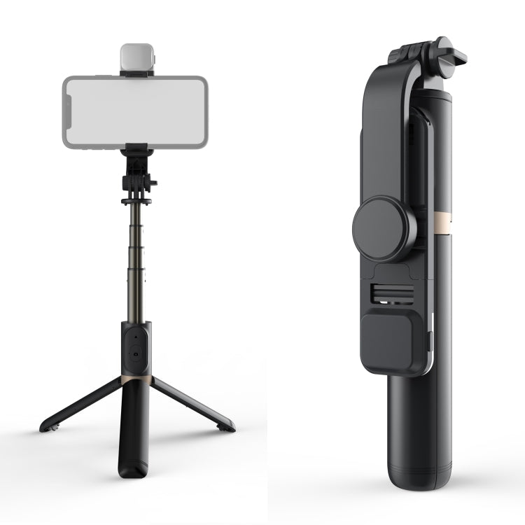 Q03S Fill Light Bluetooth Selfie Stick Tripod Mobile Phone Holder(Black) - Consumer Electronics by buy2fix | Online Shopping UK | buy2fix