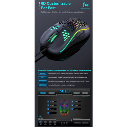 iMICE T98 RGB Lighting Gaming Wired Mouse - Wired Mice by iMICE | Online Shopping UK | buy2fix