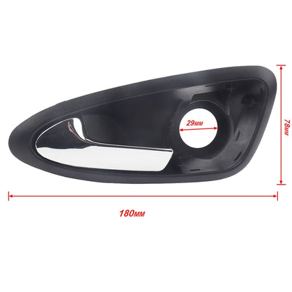 A5823 Car Electroplating Door Inside Handle 6J1837113A + 6J1837114A for Seat - In Car by buy2fix | Online Shopping UK | buy2fix