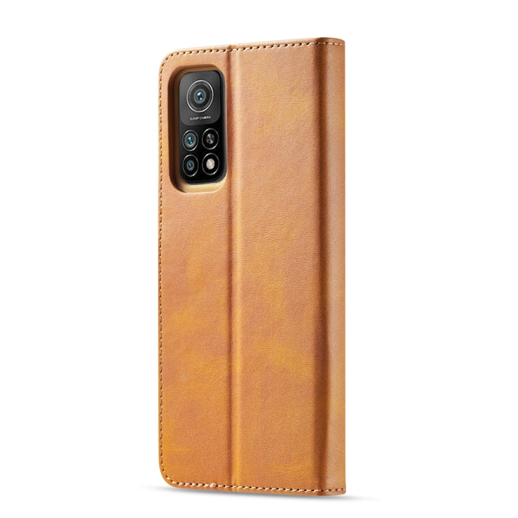 For Xiaomi Redmi Note 10 5G / Poco M3 Pro LC.IMEEKE Calf Texture Horizontal Flip Leather Case with Holder & Card Slots & Wallet(Yellow) - Xiaomi Cases by LC.IMEEKE | Online Shopping UK | buy2fix