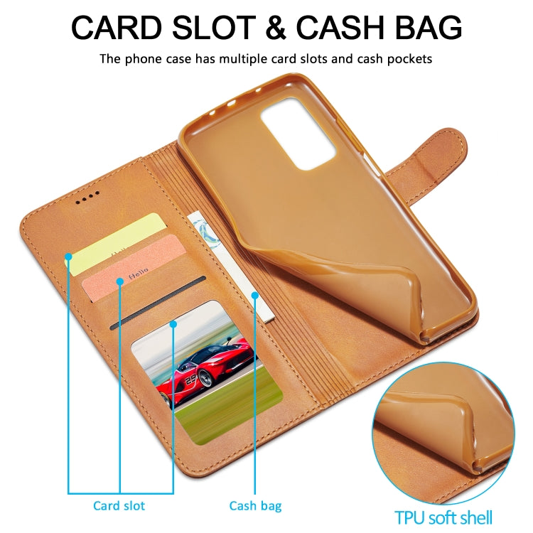 For Xiaomi Redmi Note 10 5G / Poco M3 Pro LC.IMEEKE Calf Texture Horizontal Flip Leather Case with Holder & Card Slots & Wallet(Yellow) - Xiaomi Cases by LC.IMEEKE | Online Shopping UK | buy2fix