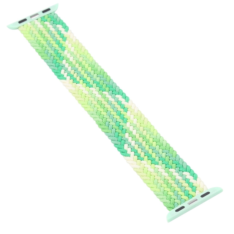 Single Loop Weaving Nylon Watch Band, Size: L 165mm For Apple Watch Ultra 49mm&Watch Ultra 2 49mm / Series 9&8&7 45mm / SE 3&SE 2&6&SE&5&4 44mm / 3&2&1 42mm(Lime) - Watch Bands by buy2fix | Online Shopping UK | buy2fix