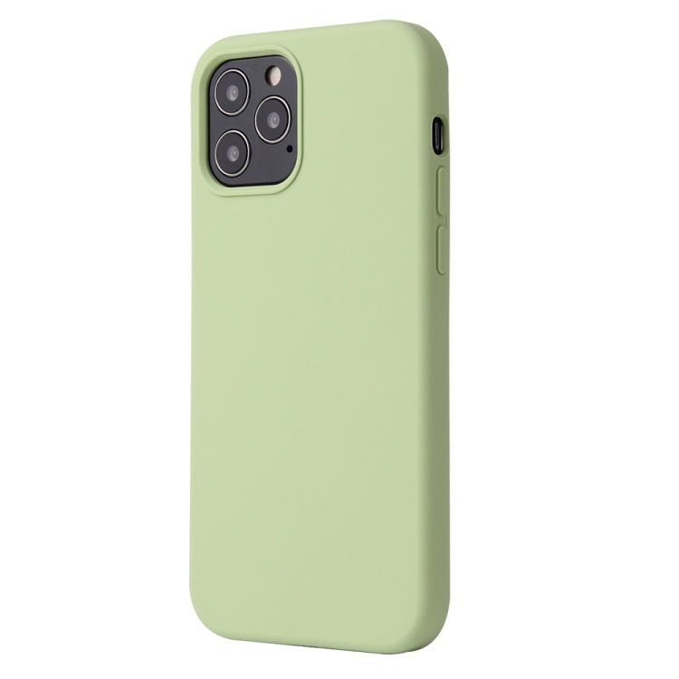 For iPhone 13 Pro Solid Color Liquid Silicone Shockproof Protective Case (Matcha Green) - iPhone 13 Pro Cases by buy2fix | Online Shopping UK | buy2fix