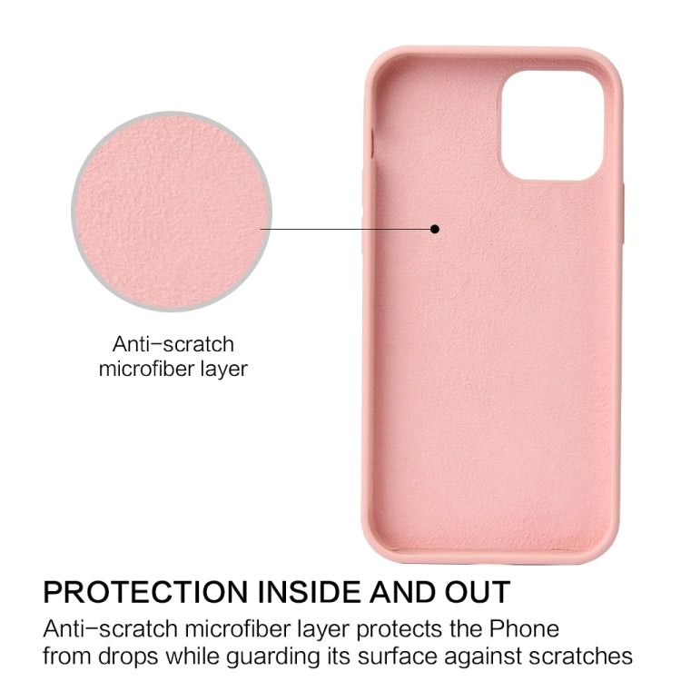 For iPhone 13 Pro Max Solid Color Liquid Silicone Shockproof Protective Case (Carmine) - iPhone 13 Pro Max Cases by buy2fix | Online Shopping UK | buy2fix