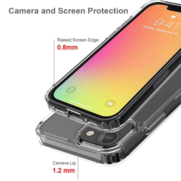 For iPhone 13 mini Shockproof Scratchproof TPU + Acrylic Protective Case (Transparent) - iPhone 13 mini Cases by buy2fix | Online Shopping UK | buy2fix