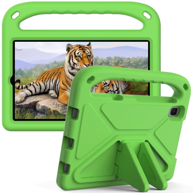 For Huawei MediaPad M5 Lite 8.0 inch Handle Portable EVA Shockproof Anti Falling Protective Case with Triangle Holder(Green) - Huawei by buy2fix | Online Shopping UK | buy2fix