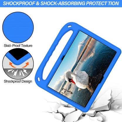 For Lenovo M10 FHD REL TB-X605FC / TB-X605LC Handle Portable EVA Shockproof Anti Falling Protective Case with Triangle Holder(Blue) - Lenovo by buy2fix | Online Shopping UK | buy2fix