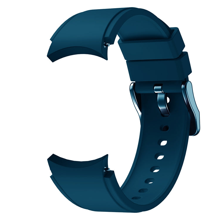 For Samsung Galaxy Watch4 Classic 42mm Silicone Watch Band(Dark Blue) - Smart Wear by buy2fix | Online Shopping UK | buy2fix