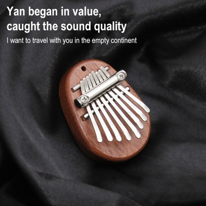 Mini 8 Tone Thumb Piano Kalimba Musical Instruments(Wood Chinchilla) - Keyboard Instruments by buy2fix | Online Shopping UK | buy2fix