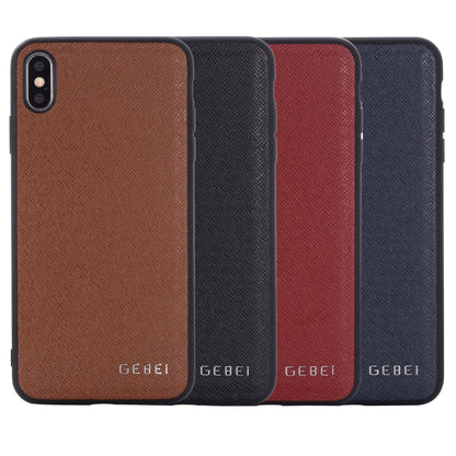 For iPhone 11 GEBEI Full-coverage Shockproof Leather Protective Case(Black) - iPhone 11 Cases by GEBEI | Online Shopping UK | buy2fix