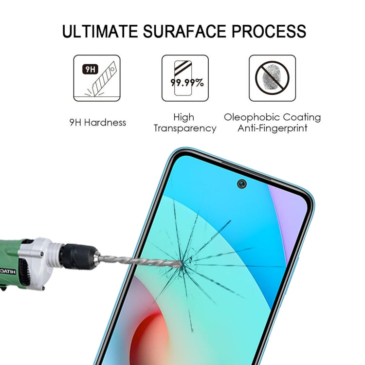 For Xiaomi Redmi 10 Full Glue Full Cover Screen Protector Tempered Glass Film - Xiaomi Accessories by buy2fix | Online Shopping UK | buy2fix