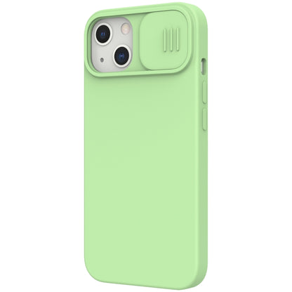 For iPhone 13 NILLKIN CamShield MagSafe Magnetic Liquid Silicone + PC Full Coverage Case(Green) - iPhone 13 Cases by NILLKIN | Online Shopping UK | buy2fix