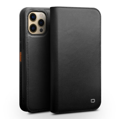 For iPhone 13 Pro Max QIALINO Business Horizontal Flip Leather Case with Holder & Card Slots & Wallet (Black) - iPhone 13 Pro Max Cases by QIALINO | Online Shopping UK | buy2fix