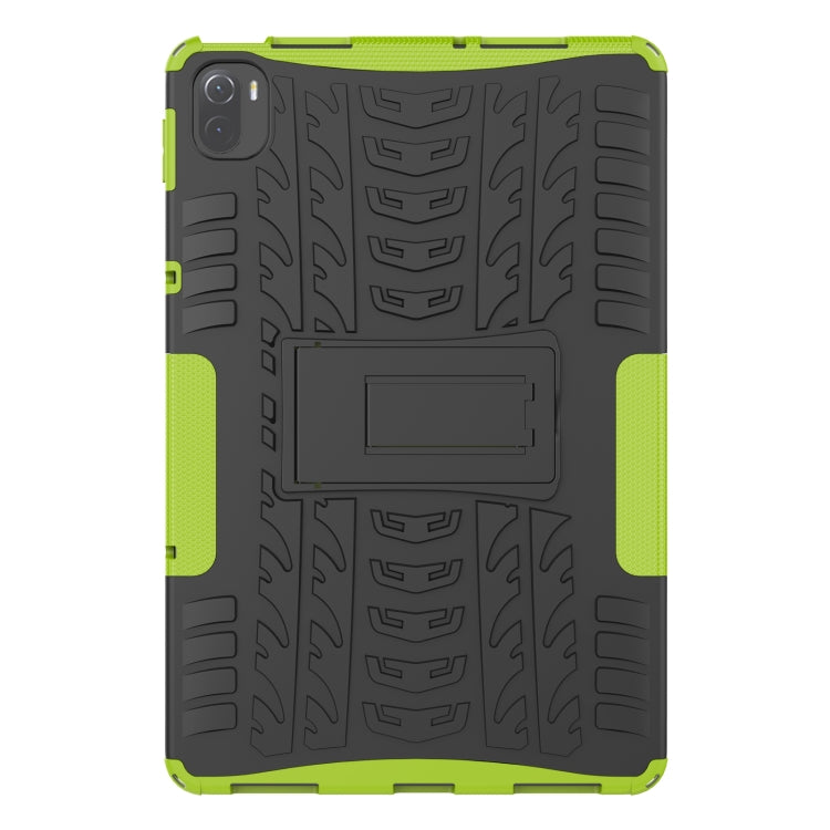 Tire Texture TPU + PC Shockproof Case with Holder For Xiaomi Pad 5 / 5 Pro(Green) - Xiaomi Accessories by buy2fix | Online Shopping UK | buy2fix