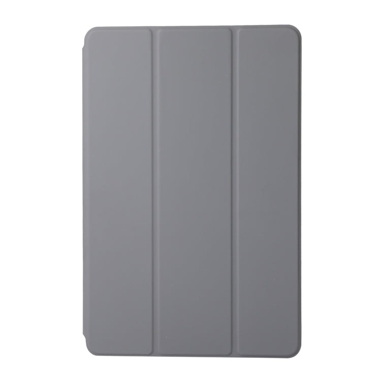 For Xiaomi Pad 5 / Pad 5 Pro Solid Color Magnetic Horizontal Flip Leather Case with Holder(Grey) - Xiaomi Accessories by buy2fix | Online Shopping UK | buy2fix