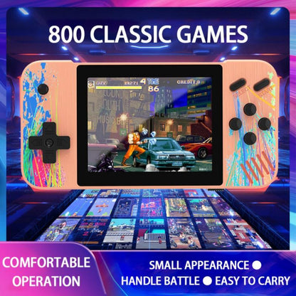 G3 Macaron 3.5 inch Screen Handheld Game Console Built-in 800 Games(Blue) - Pocket Console by buy2fix | Online Shopping UK | buy2fix