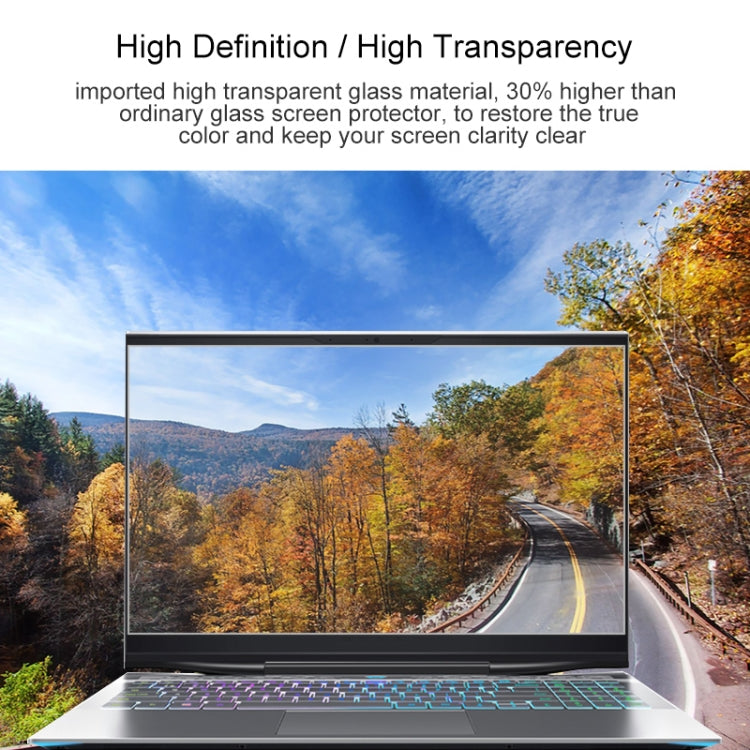 For MACHENIKE F117 15.6 inch Laptop Screen HD Tempered Glass Protective Film - Computer & Networking by buy2fix | Online Shopping UK | buy2fix