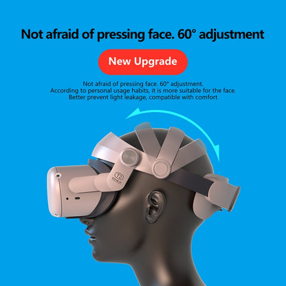 FIITVR T2 Adjustable VR Headset Hood Headband for Oculus Q2 - Consumer Electronics by buy2fix | Online Shopping UK | buy2fix