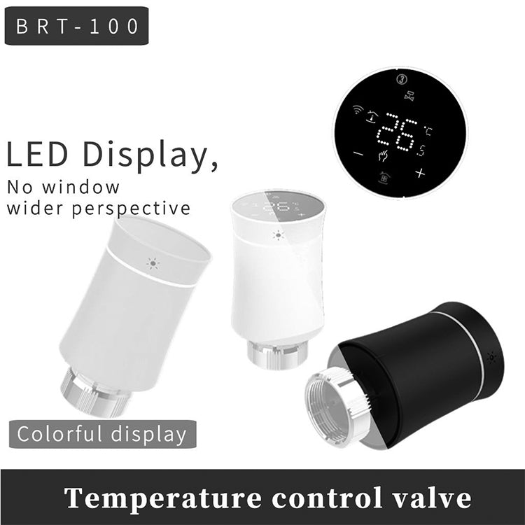BRT-100 LED Display Temperature Control Valve(Grey) - Consumer Electronics by buy2fix | Online Shopping UK | buy2fix