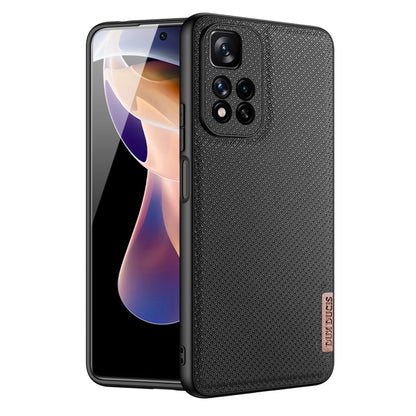 For Xiaomi Redmi Note 11 Pro Chinese Version / 11 Pro+ DUX DUCIS Fino Series PU + TPU Phone Case(Black) - Xiaomi Cases by DUX DUCIS | Online Shopping UK | buy2fix