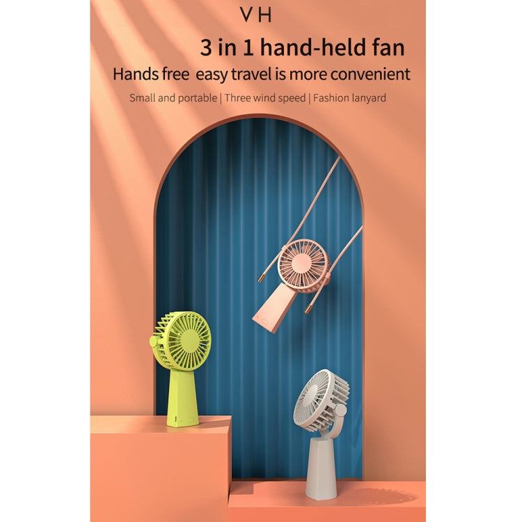 Original Xiaomi Youpin VH F15 Zao 3 In 1 USB Charging Handheld Electric Fan, 3 Speed Adjustment(Light Grey) - Electric Fans by Xiaomi | Online Shopping UK | buy2fix