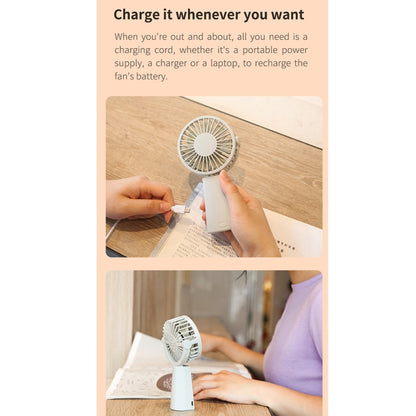 Original Xiaomi Youpin VH F15 Zao 3 In 1 USB Charging Handheld Electric Fan, 3 Speed Adjustment(Light Grey) - Electric Fans by Xiaomi | Online Shopping UK | buy2fix